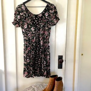 Vintage All That Jazz rose dress 90s Grunge